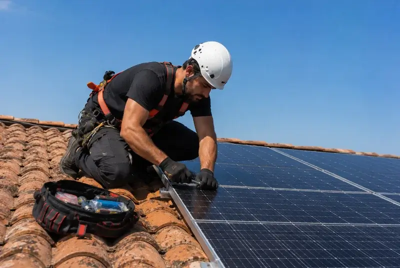 Maintenance et monitoring de panneaux solaires à Pau